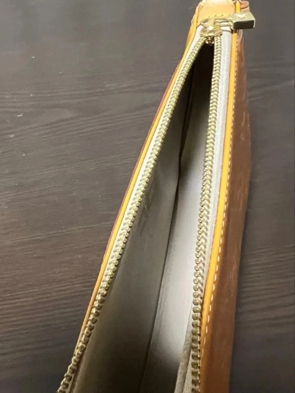 Louis Vuitton Patent Monogram Shoulder Bag in Golden Yellow